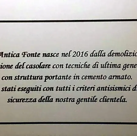 L' Antica Fonte Spinetoli